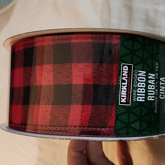 NEW 3 Rolls Holiday Kirkland Wire-edged Ribbon, 150 yards total - Picture 5 of 6